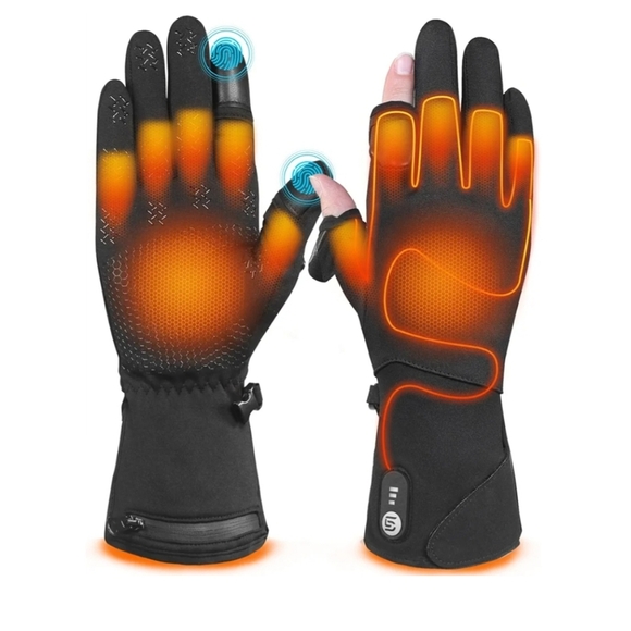 Heated Glove With Touchscreen Capable New - Picture 1 of 16